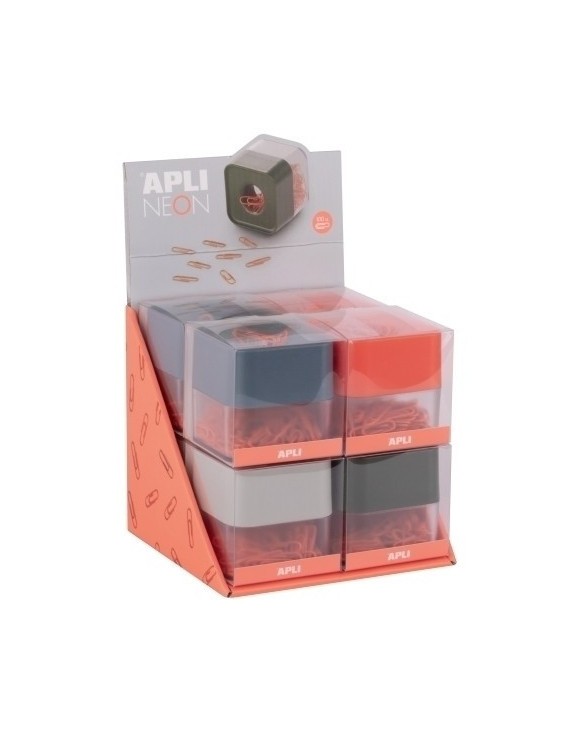 Portaclips apli neon exp./8