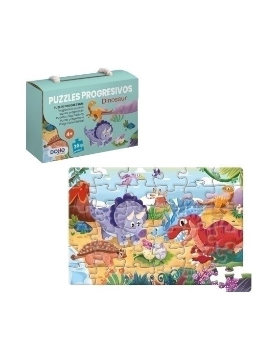 Puzle dohe prog. 36 piezas dinosaur