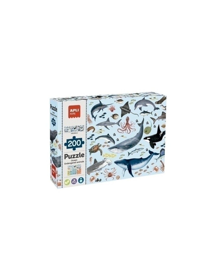 Puzzle educativo apli marinos 200pz.