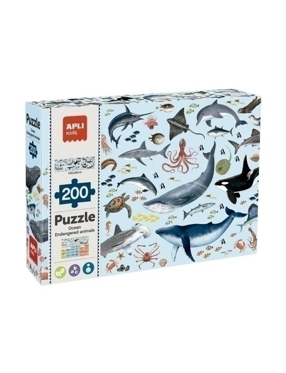 Puzzle educativo apli marinos 200pz.