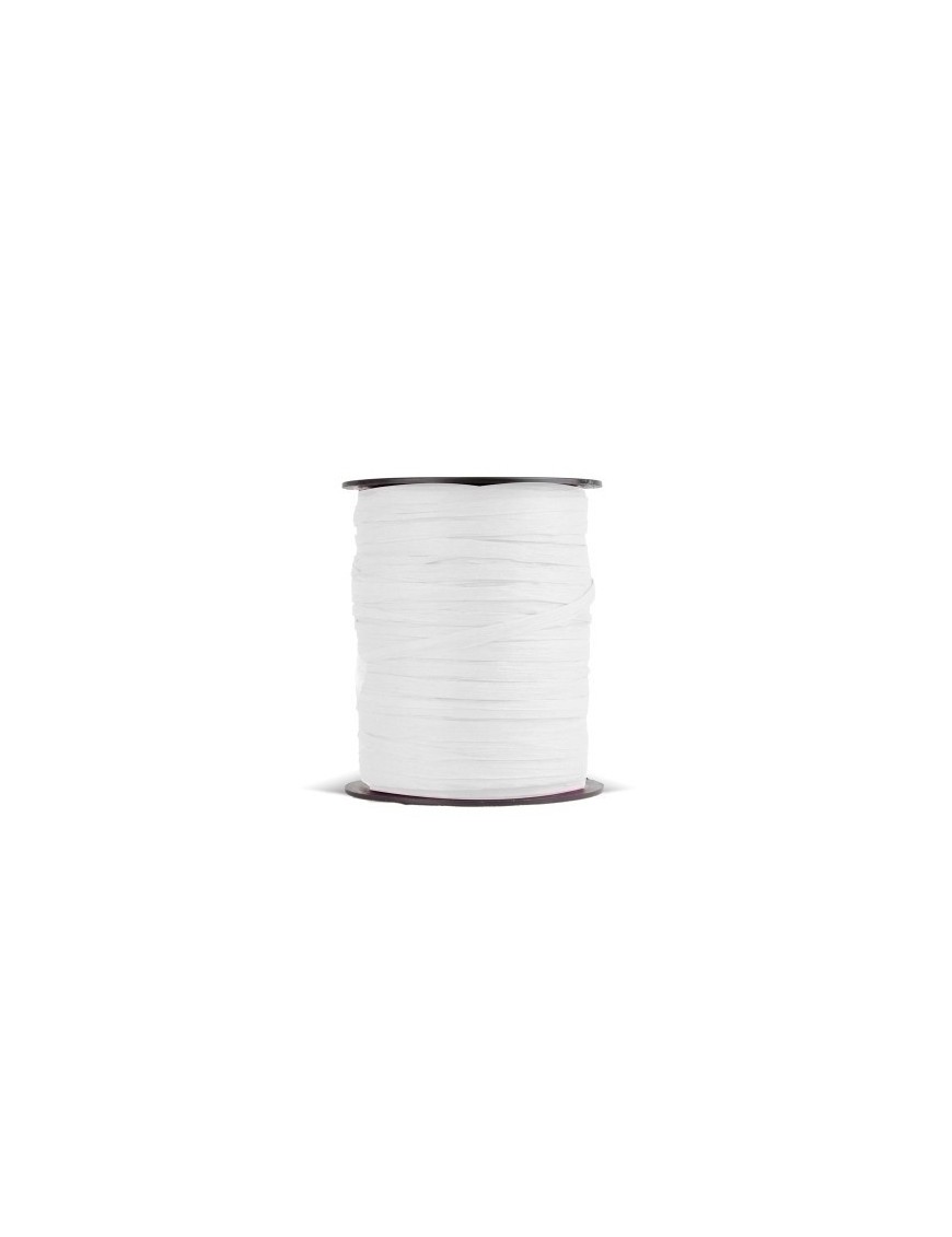 Cinta regalo rafia r.100 m.3,5 mm blanco
