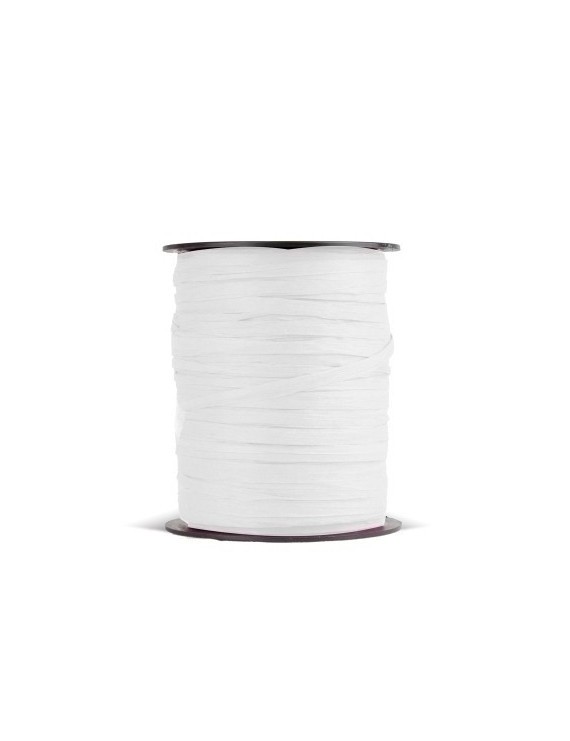 Cinta regalo rafia r.100 m.3,5 mm blanco