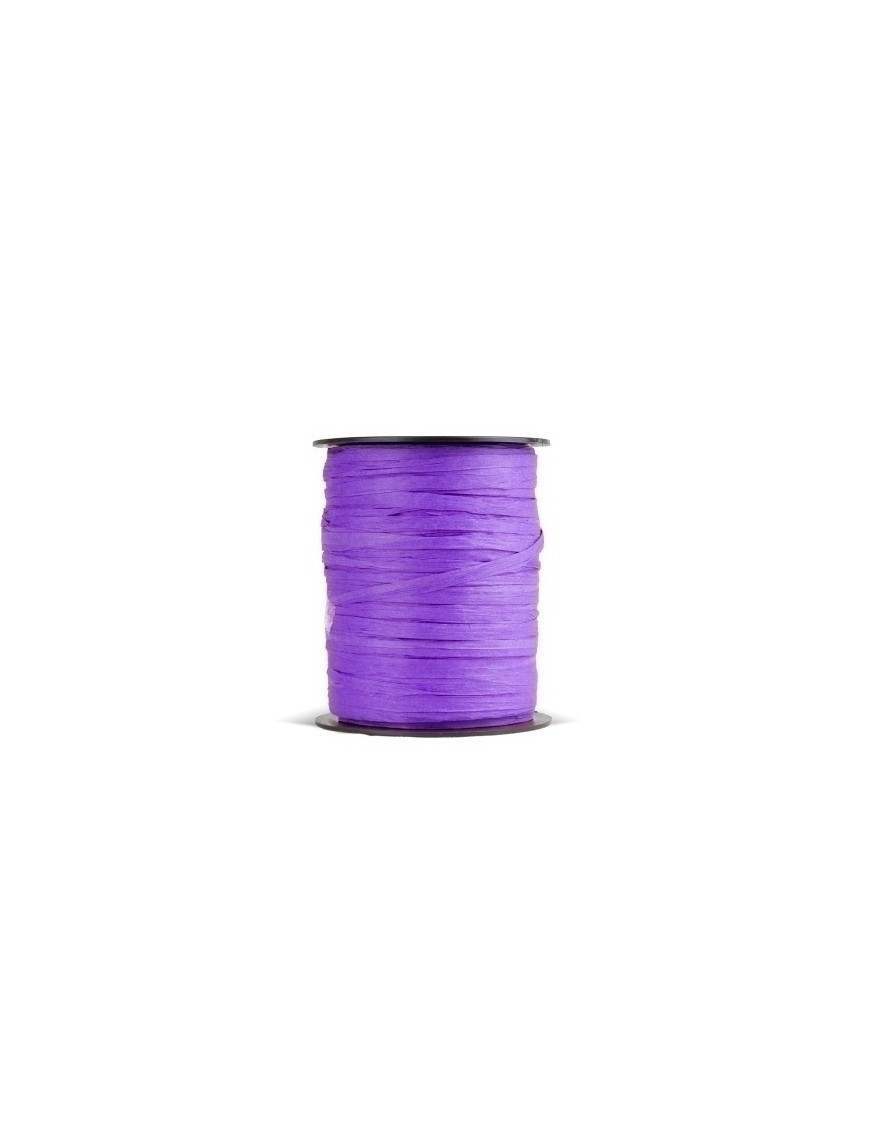 Cinta regalo rafia r.100 m.3,5 mm lila