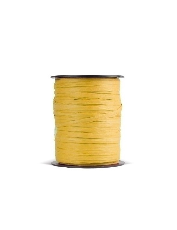 Cinta regalo rafia r.100 m.3,5 mm oro