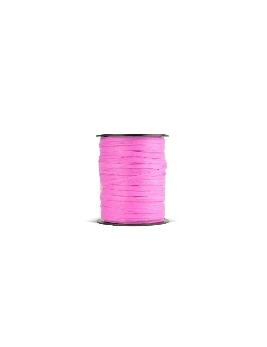 Cinta regalo rafia r.100 m.3,5 mm rosa