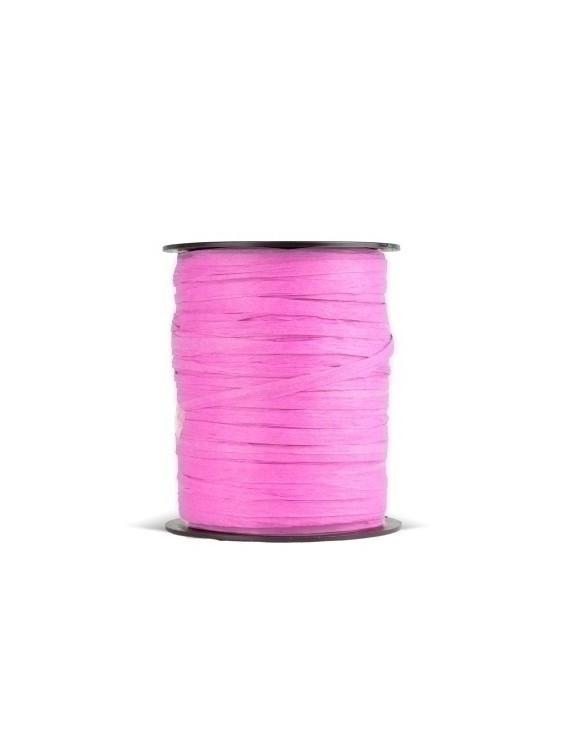 Cinta regalo rafia r.100 m.3,5 mm rosa