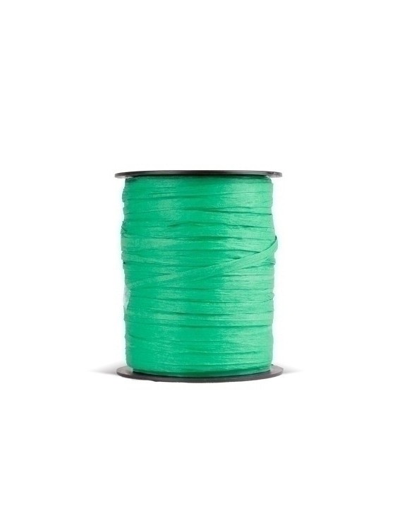 Cinta regalo rafia r.100 m.3,5 mm verde