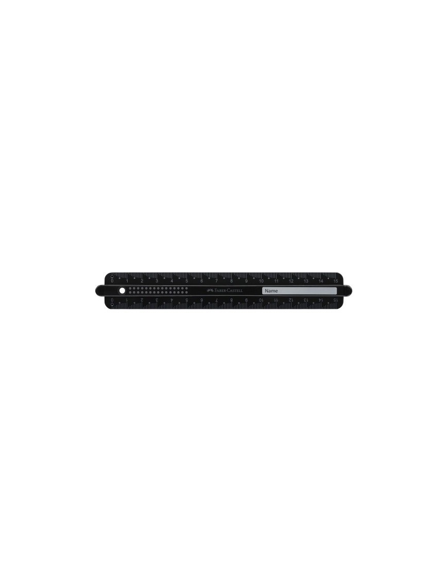 Reglas faber cast. dots 15 cm.