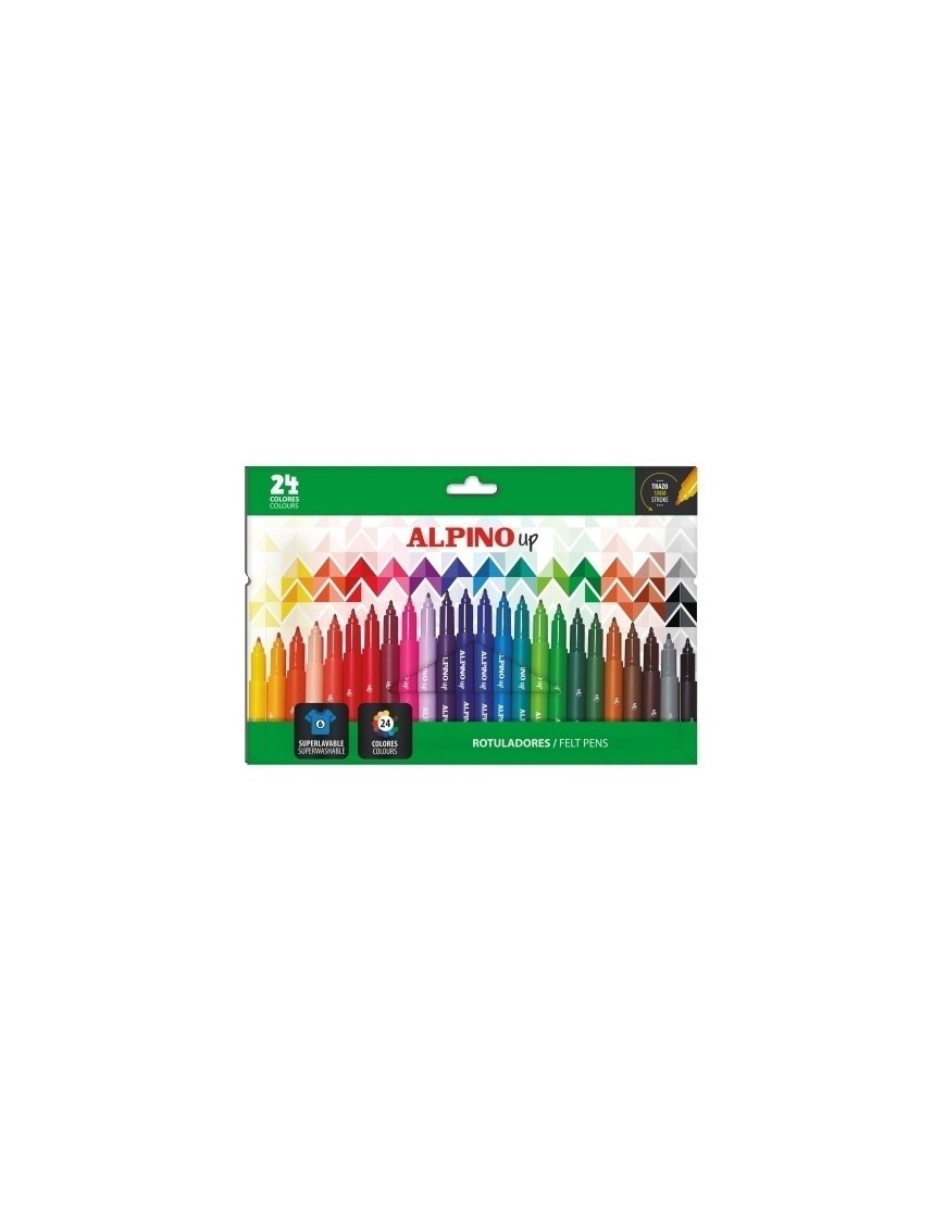 Rotulador alpino up estuche 24
