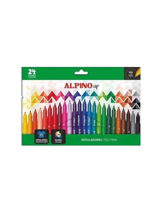 Rotulador alpino up estuche 24