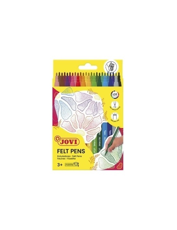 Rotulador jovi  estuche 24
