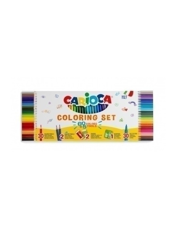 Set carioca coloring 65 pzas.