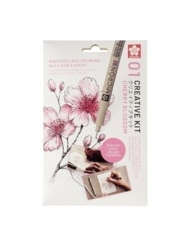 Set creativo sakura art kit flor de cere