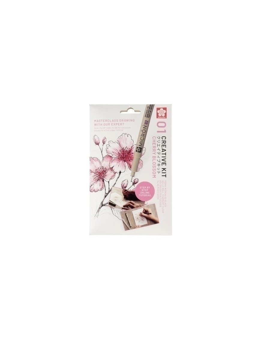 Set creativo sakura art kit flor de cere