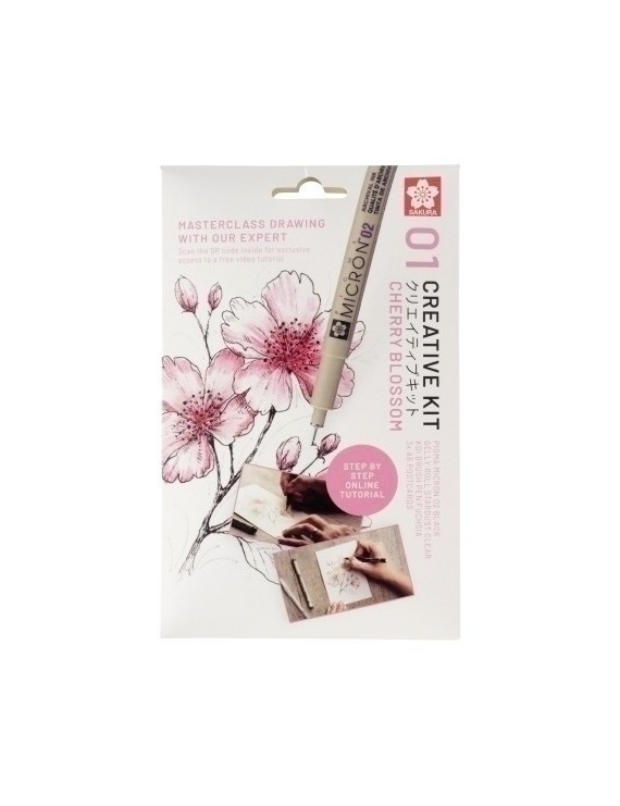 Set creativo sakura art kit flor de cere