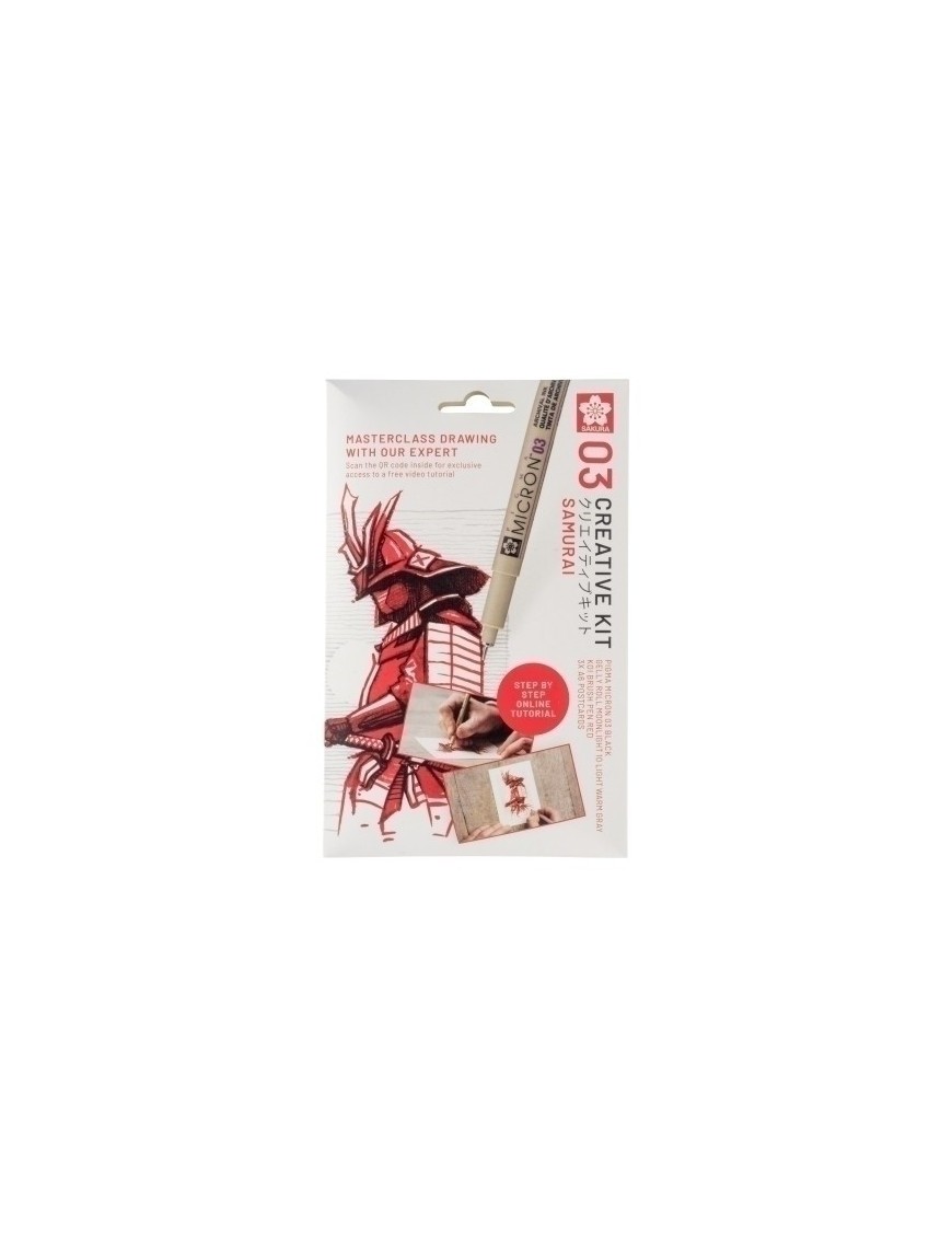 Set creativo sakura art kit samurai