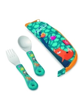 Set cubiertos maped jungle fevver