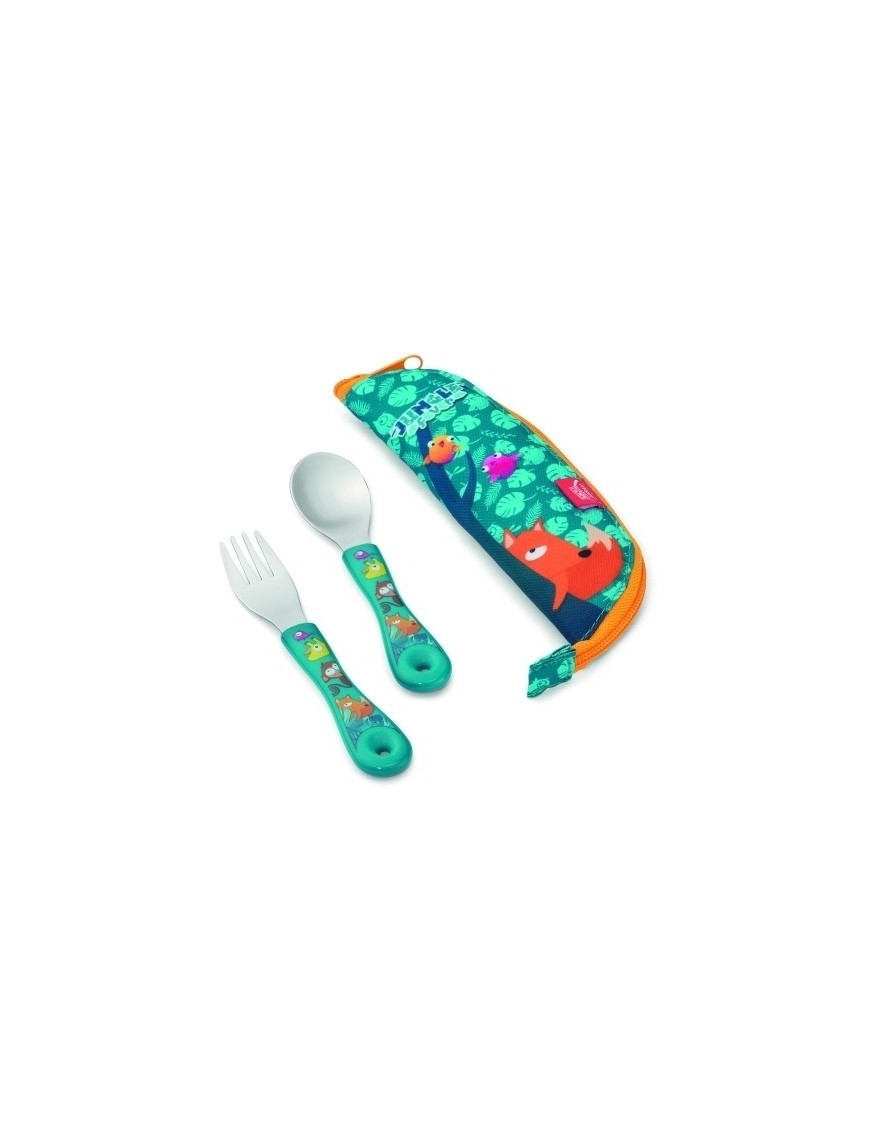 Set cubiertos maped jungle fevver