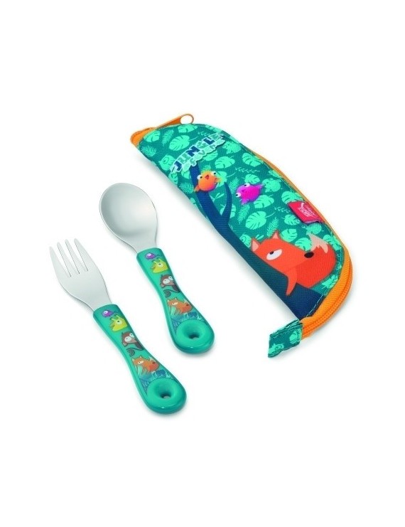 Set cubiertos maped jungle fevver