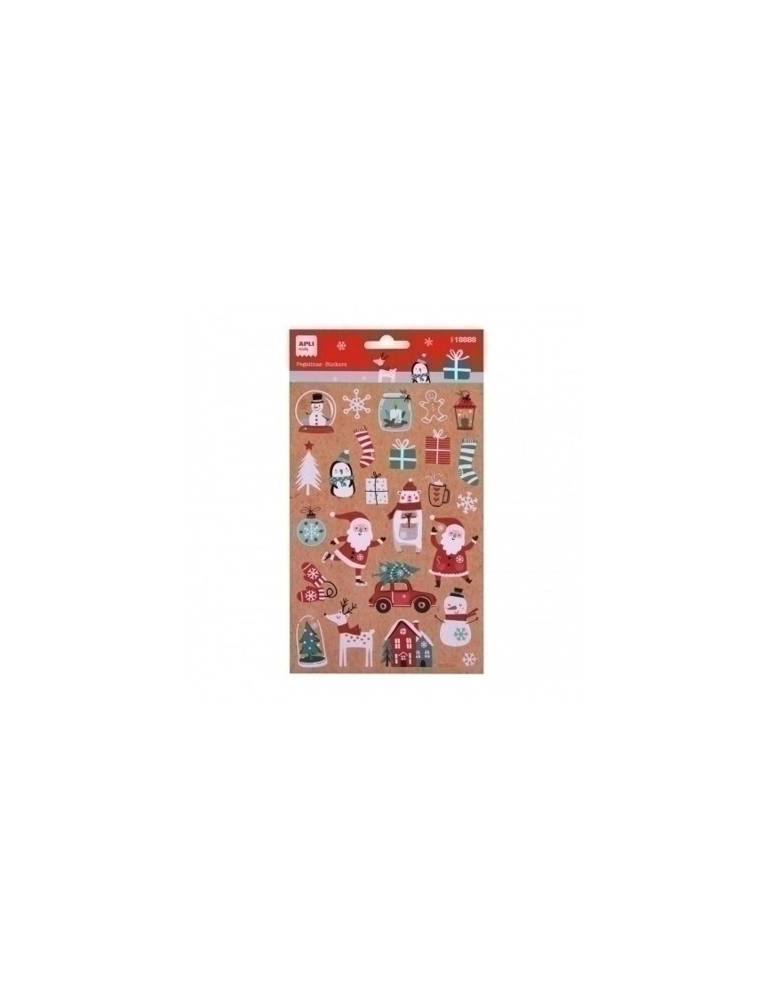 Stickers apli (18888) bl.1h. navidad kra