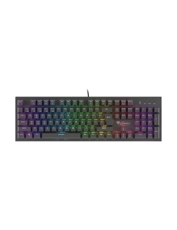 Teclado gaming genesis thor 300 rgb rojo