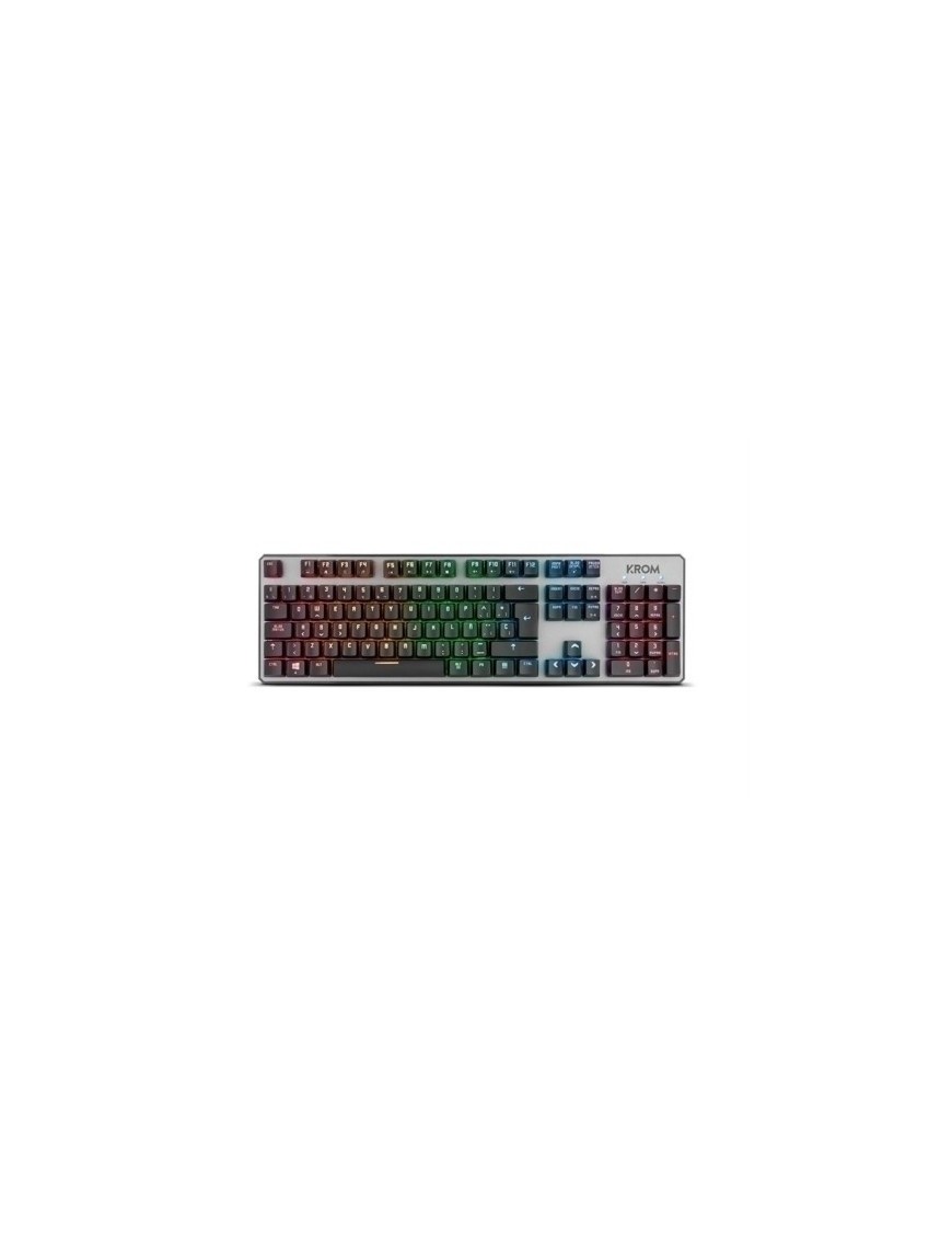 Teclado gaming krom kernel usb rgb negro