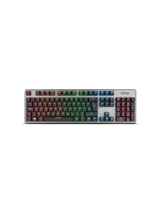 Teclado gaming krom kernel usb rgb negro