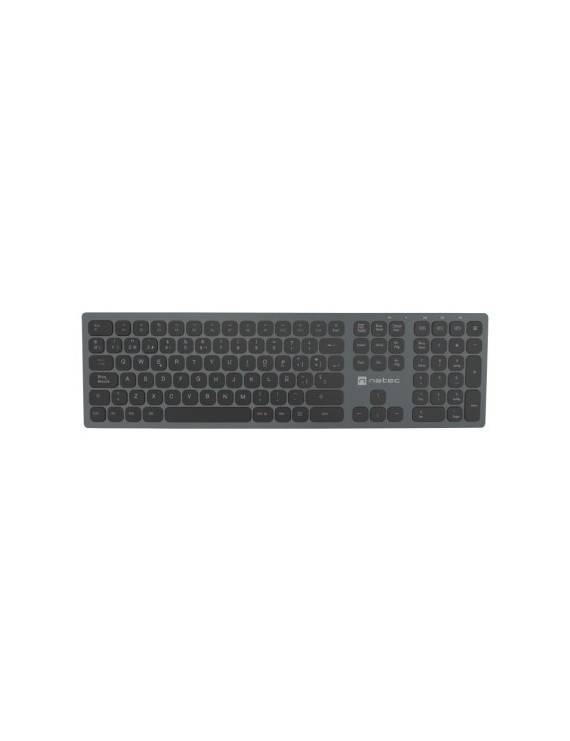 Teclado natec dolphin x-scissor bt alum