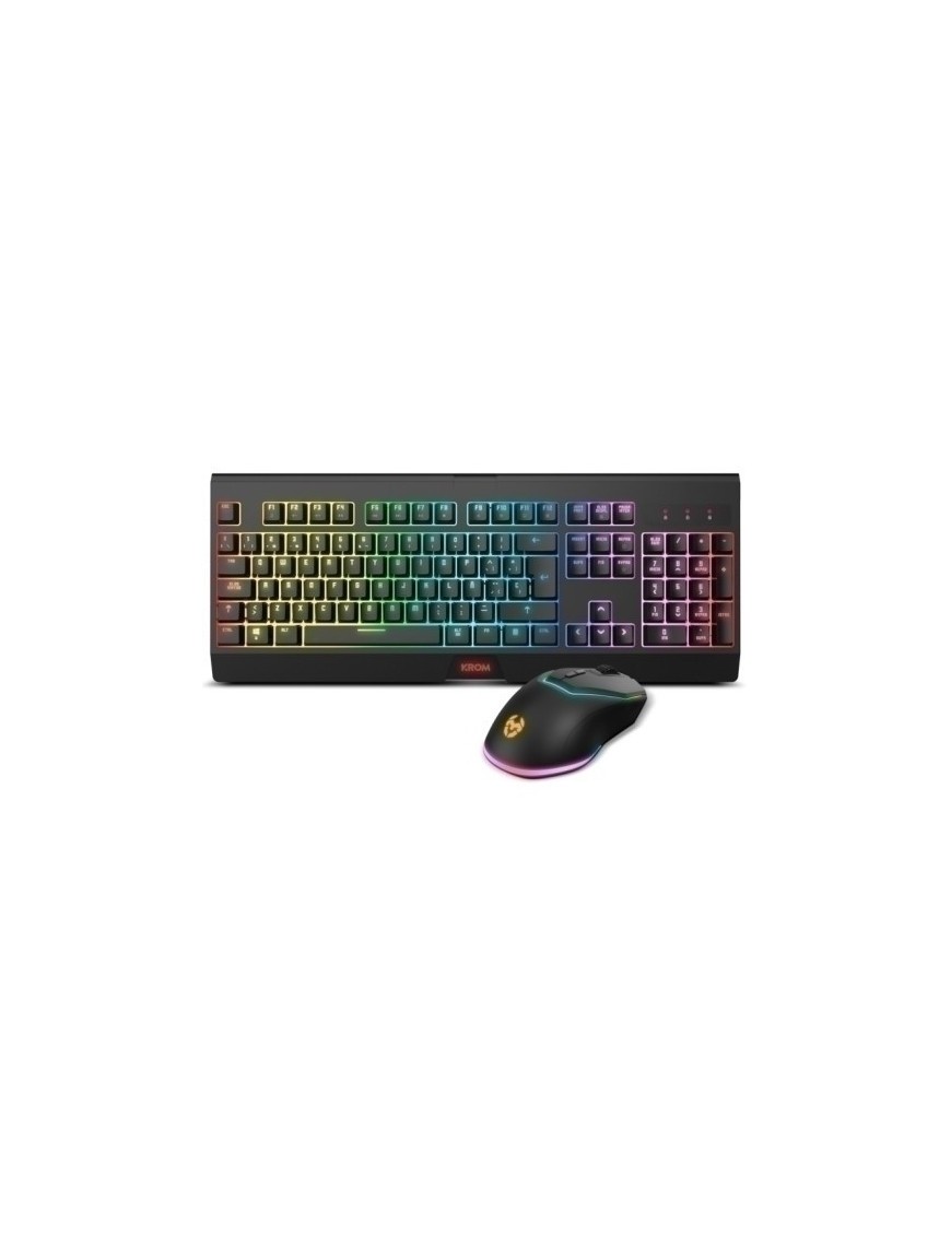 Teclado y raton krom gaming kabala inala
