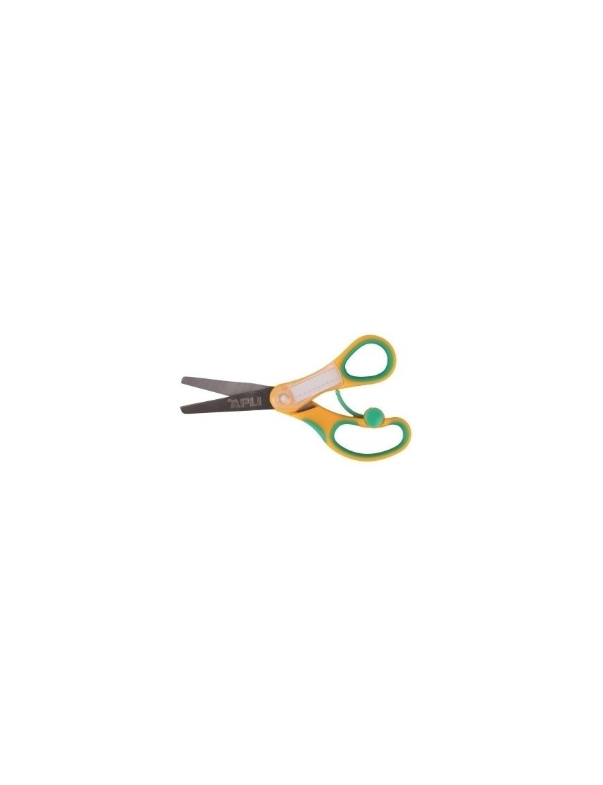 Tijeras escolares apli 13,5cm. nomb. ama