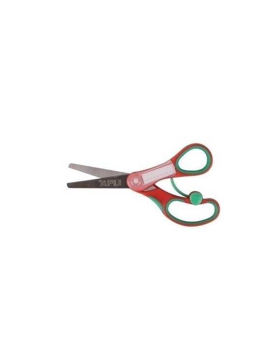 Tijeras escolares apli 13,5cm. nomb. roj