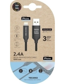 CABLE USB MICRO APPLE NEGRO...