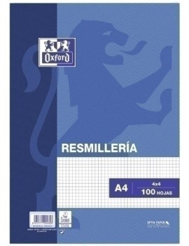 PAPEL OXFORD A4 100h CD.4 AZUL