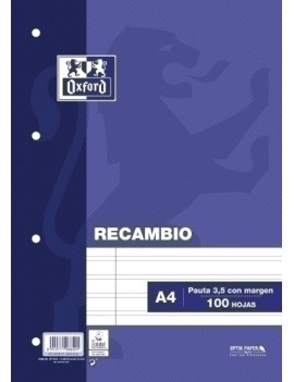 RECAMBIO OXF. A4 100h 4...