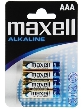 PILAS ALCALINA MAXELL LR03 B/4