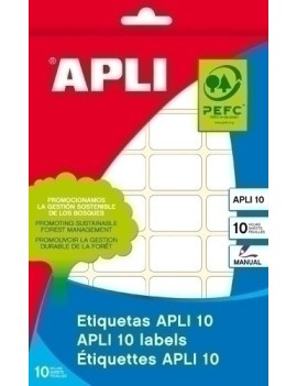 ETIQUETAS BOLSA APLI 01625...