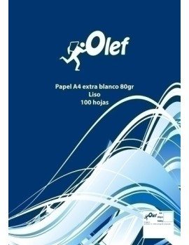 PAPEL A4 OLEF  80g 100h LISO