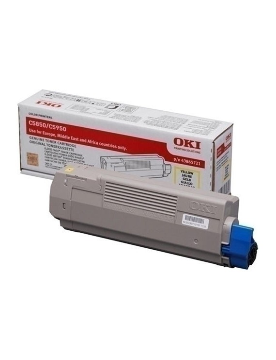 TONER OKI C5850 AMARILLO