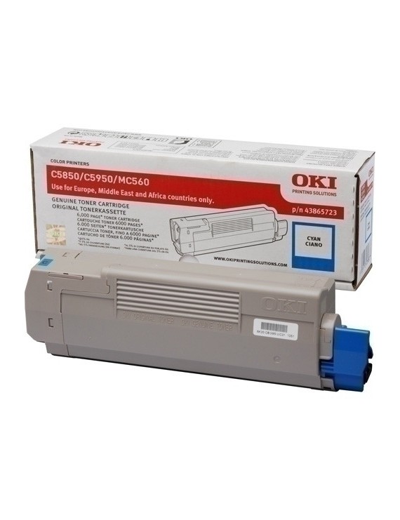 TONER OKI C5850 CIAN