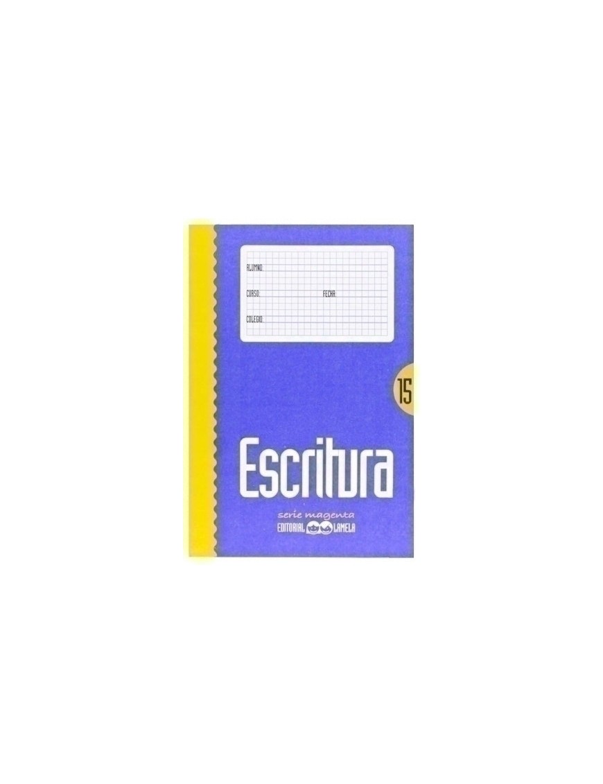 CUADERNO LAMELA ESCRITURA Magenta