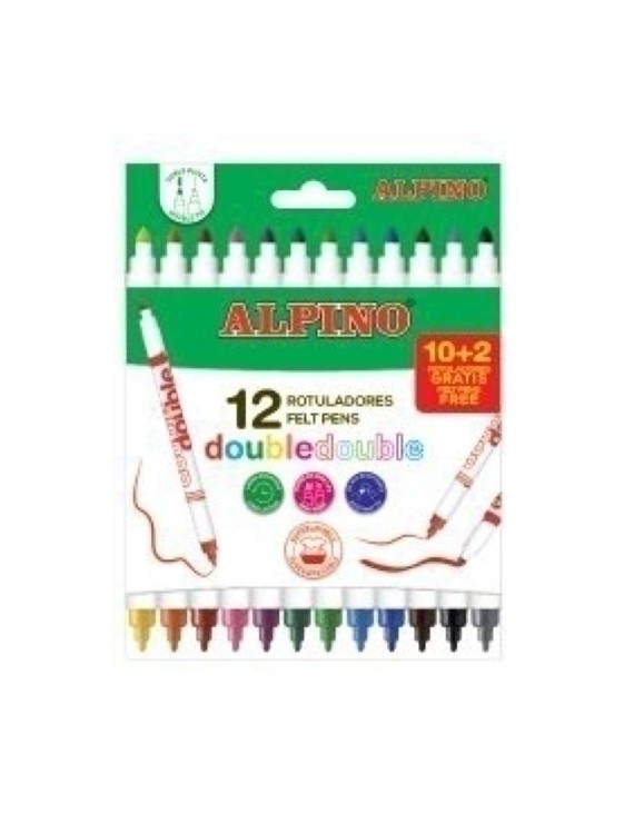 ALPINO ROTULADORES LAVABLES 12 STANDARD