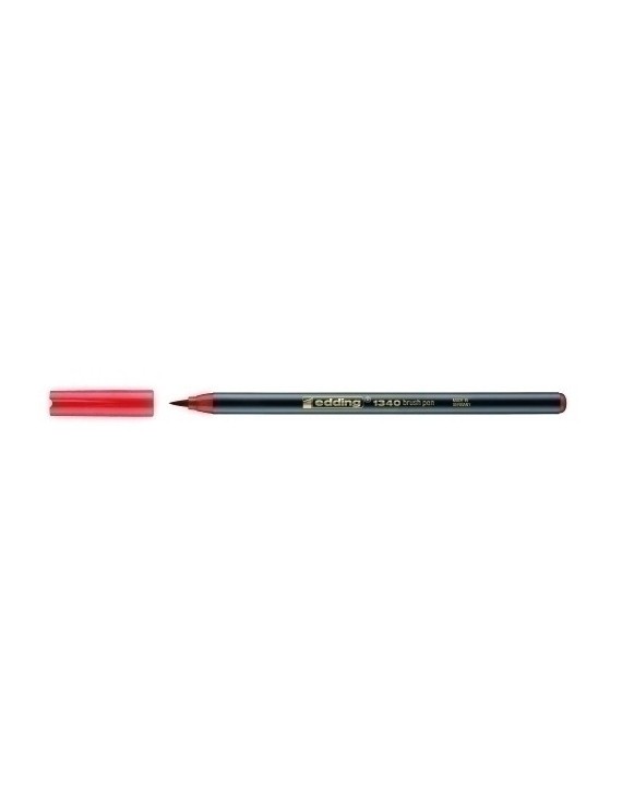 ROTUL.EDDING 1340 BRUSHPEN ROJO