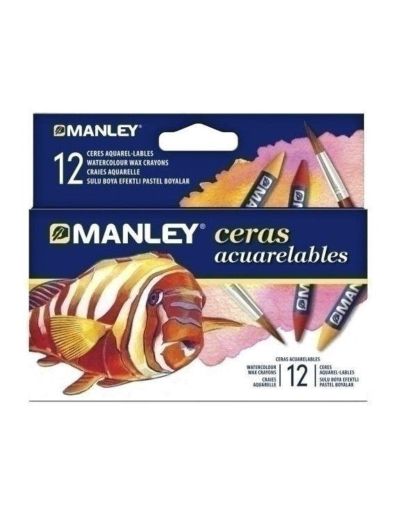 CERAS MANLEY ACUARELABLES ESTUCHE