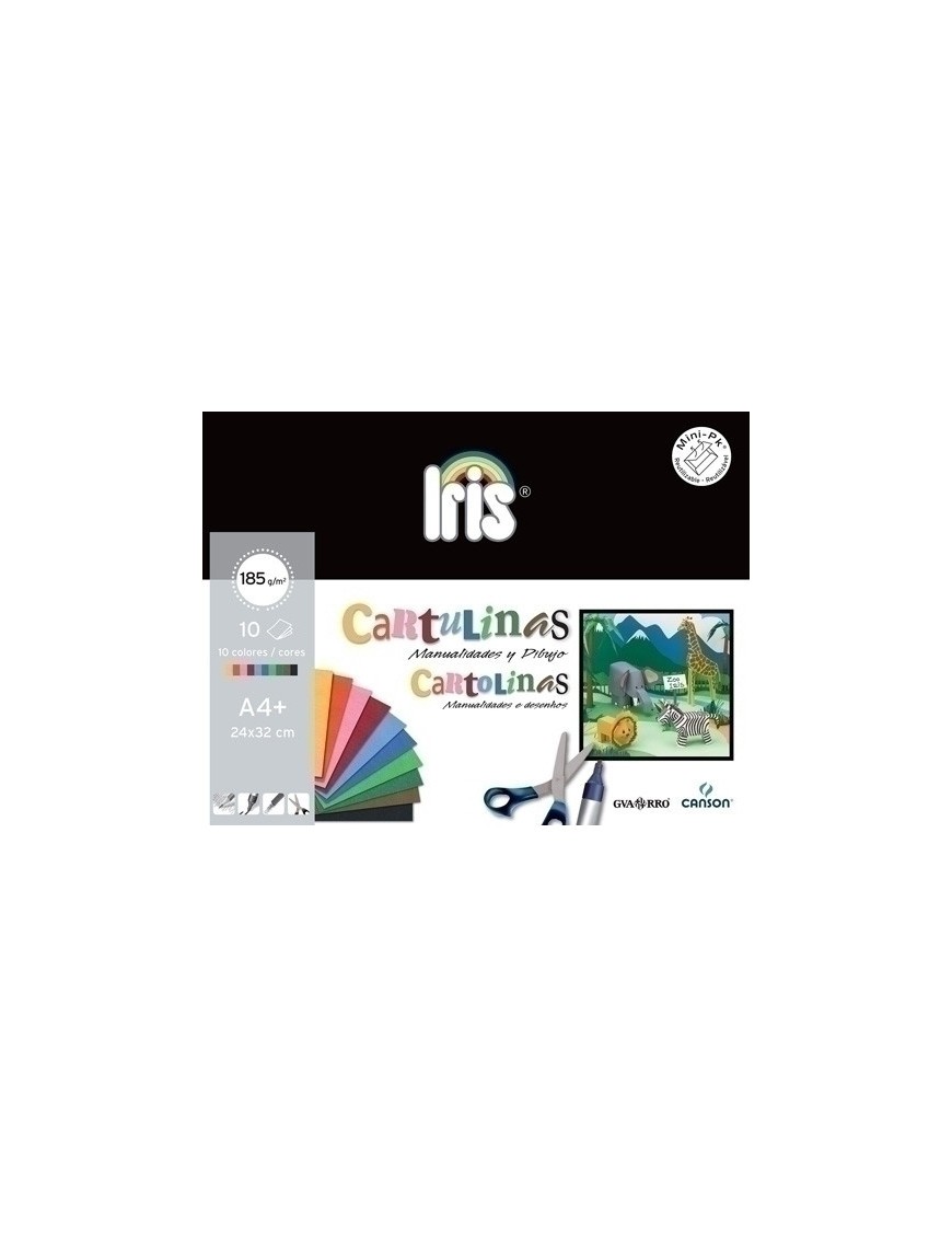 CARTULINA A4+ IRIS MINI