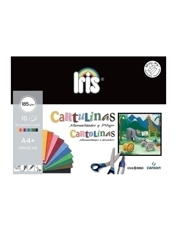 CARTULINA A4+ IRIS MINI