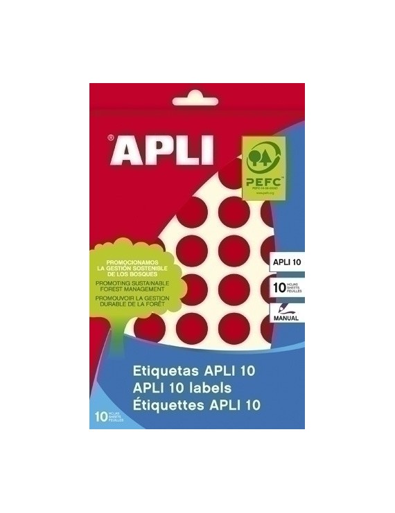 ETIQ.MAN.BOLSA APLI 02744 CL.ROJO