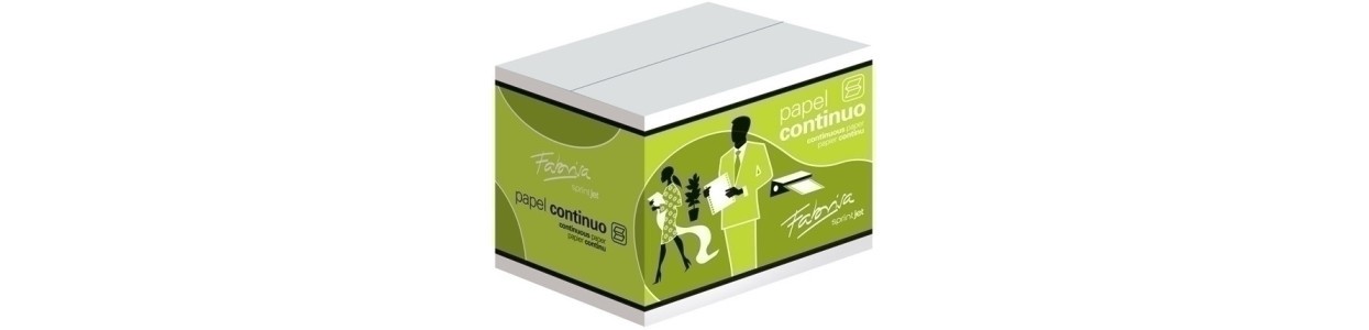 Papel contínuo pautado y formulario