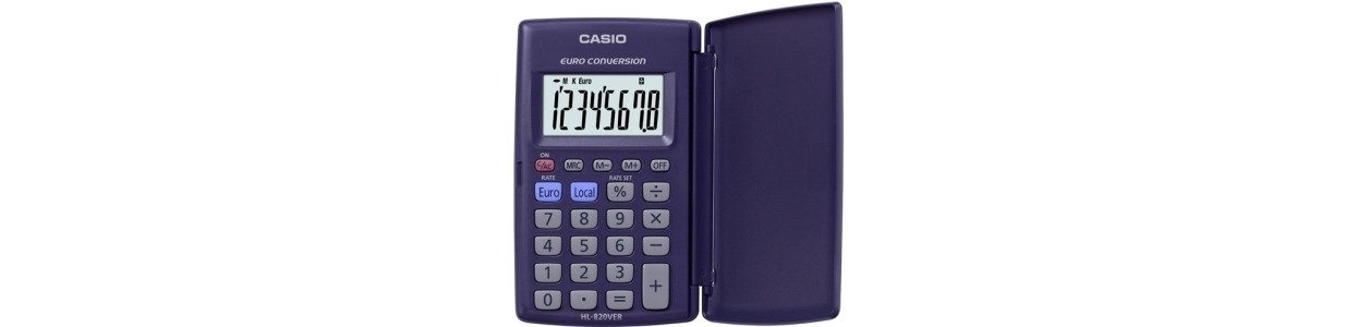 Calculadoras de bolsillo al mejor precio garantizado y Envio Gatis en 24h.