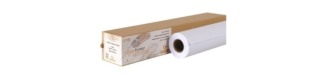 Papel para plotter CAD rollo al mejor precio garantizado y Envio Gatis en 24h.